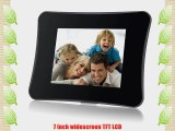 Coby DP750 7-Inch Photo Frame with Multimedia Playback (Contemporary Design)