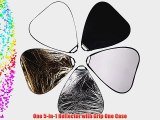 CowboyStudio Photography Photo Portable Grip Reflector 30inch 5in1 Triangle Collapsible Multi