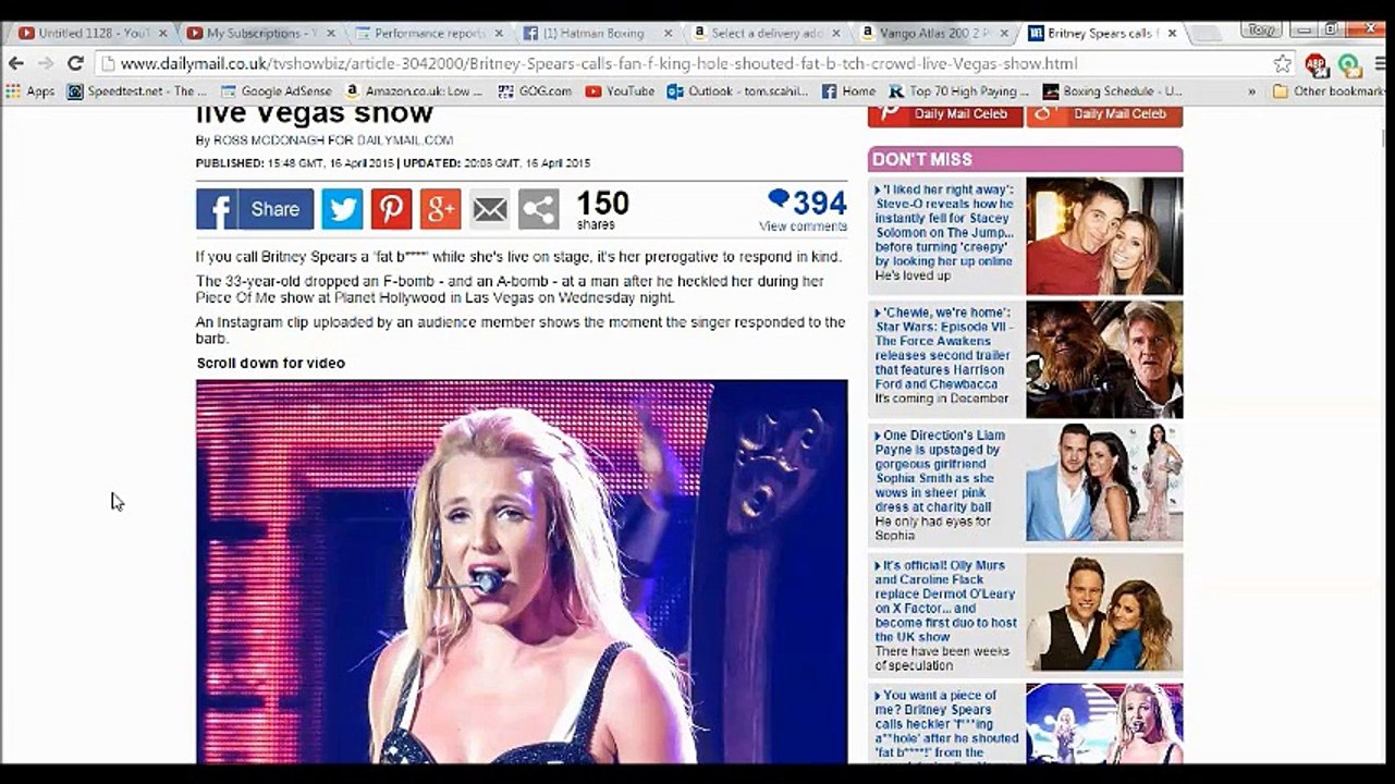 Britney Spears Heckler
