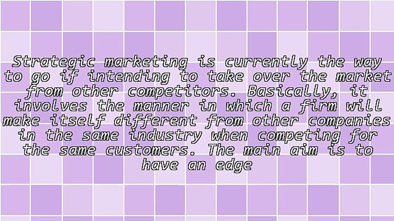 The Need For Strategic Marketing And Creative Services