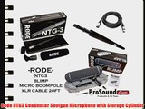 Rode NTG3 Condenser Shotgun Microphone with Storage Cylinder (PKG) - Rode Blimp - Rode Micro