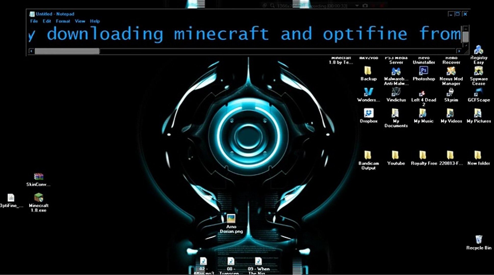 How To Crack Minecraft 1 8 Free How To Install Optifine More Fps Video Dailymotion