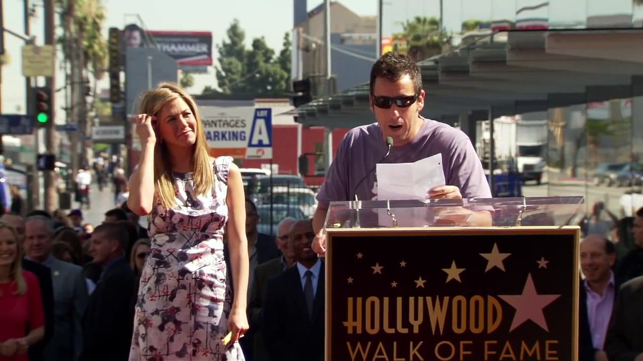 Adam Sandler's Speech to Jennifer Aniston - Hollywood Walk of Fame Ceremony