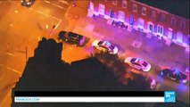 Nuit d'émeutes à Baltimore, en flammes après l'enterrement d'un noir américain tué par la police