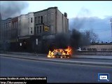 Dunya News-Baltimore riots: Looting, fires engulf city after Freddie Gray's funeral