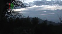 هاااام-اللاذقية:سلمى:أقوى الاشتباكات الليلية بالرشاشات الثقيلة على جبل دورين واستربة 22-11-2013