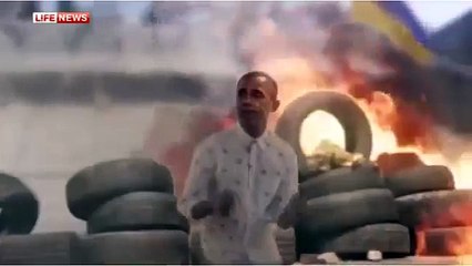 Barack Obama - Happy Obama dancing in Ukraine, Iraq, Afghanistan