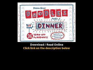 Download Doodles at Dinner Doodle Placemats By Deborah Zemke PDF