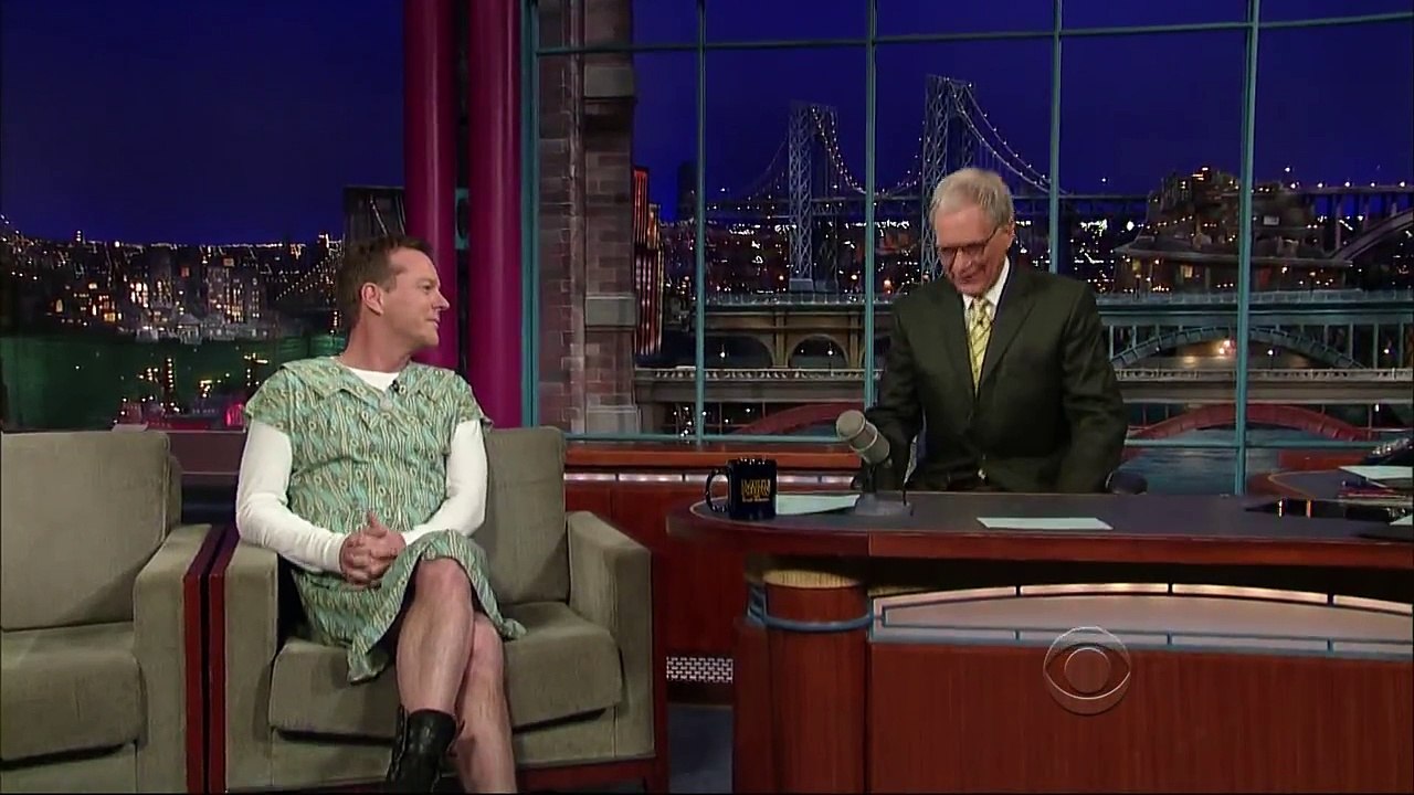 Kiefer Sutherland on Letterman 1/13 (HD)