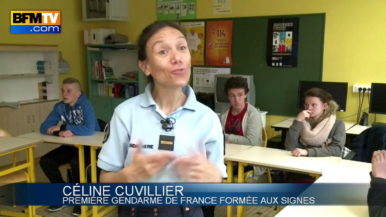 A Arras, les gendarmes apprennent la langue des signes