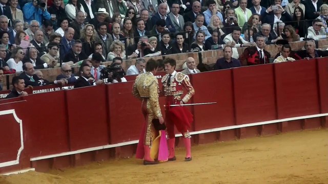 ESCRIBANO,TORO DE MIURA, SEVILLE, 26 AVRIL 2015