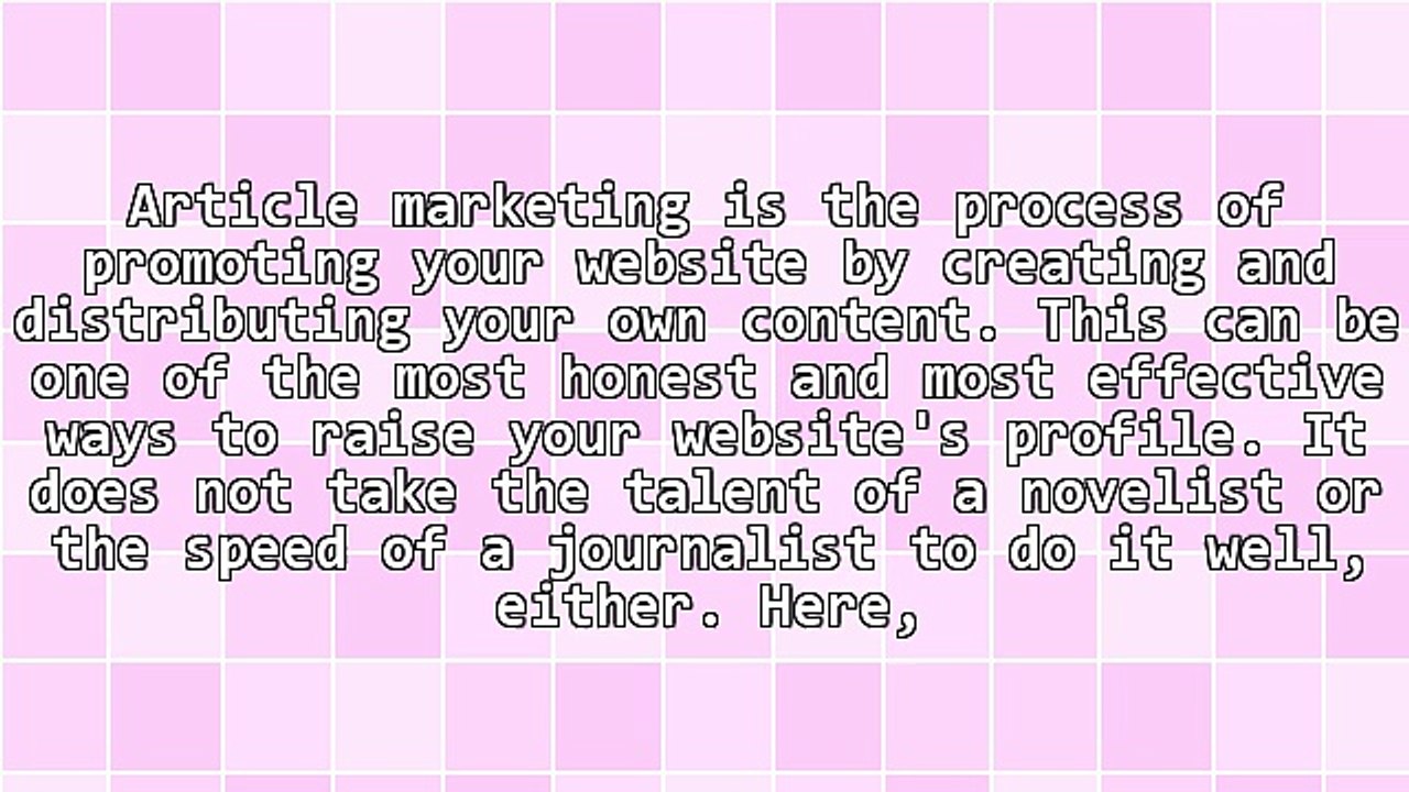 Serious Tips For The Serious Article Marketers Out There