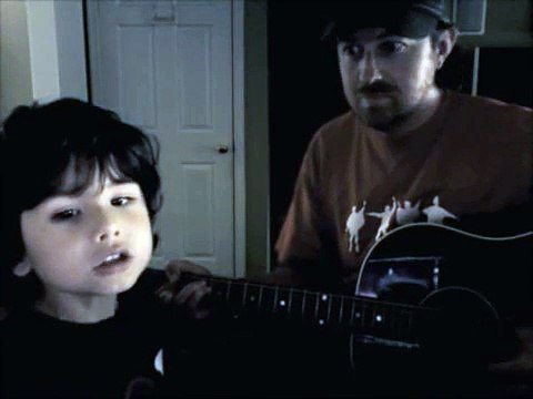 5 year old julian singing across the universe (the beatles / john lennon)