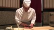 3 Michelin sushi chef Saito is a master with the knife