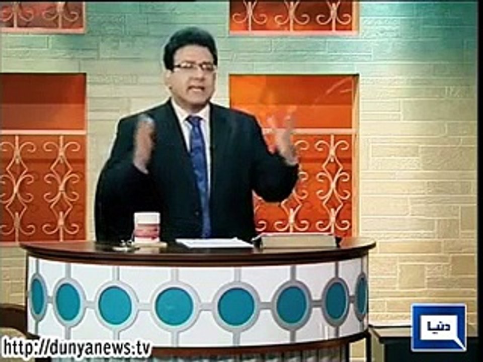 Hasb e Haal with Azizi 23 April 2015 Part 3 of 5 - Dunya News