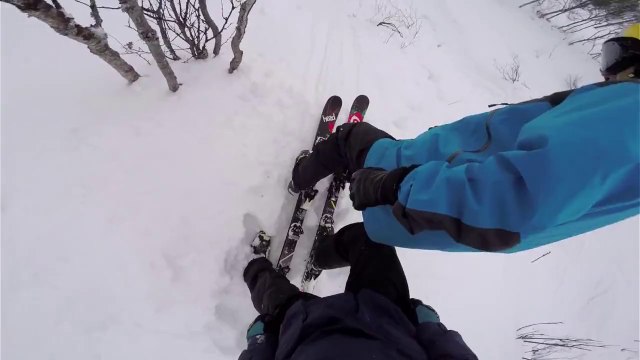 Ski Backflip Tandem