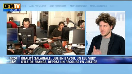 Télécharger la video: Inégalité salariale homme-femme: Julien Bayou demande 