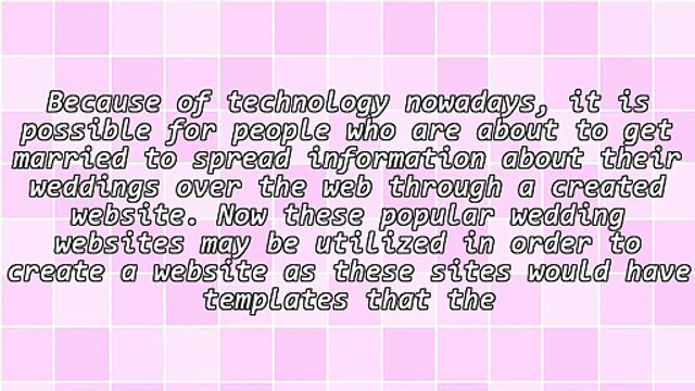 The Top Six Most Popular Wedding Websites