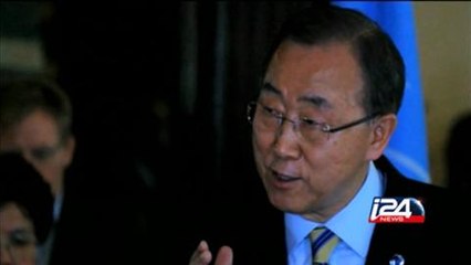 Ebola: arrivée en Guinée du chef de l'ONU, en tournée en Afrique de l'Ouest