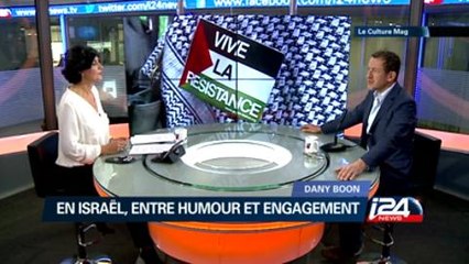 Interview de Dany Boon sur le plateau d'i24news