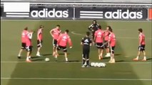 El vacile (JOKES) de Cristiano Ronaldo a Martin Ødegaard Training Real Madrid