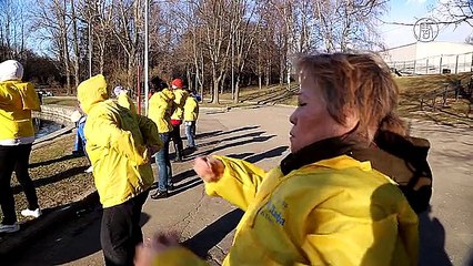 В Москве вспоминают погибших приверженцев Фалуньгун