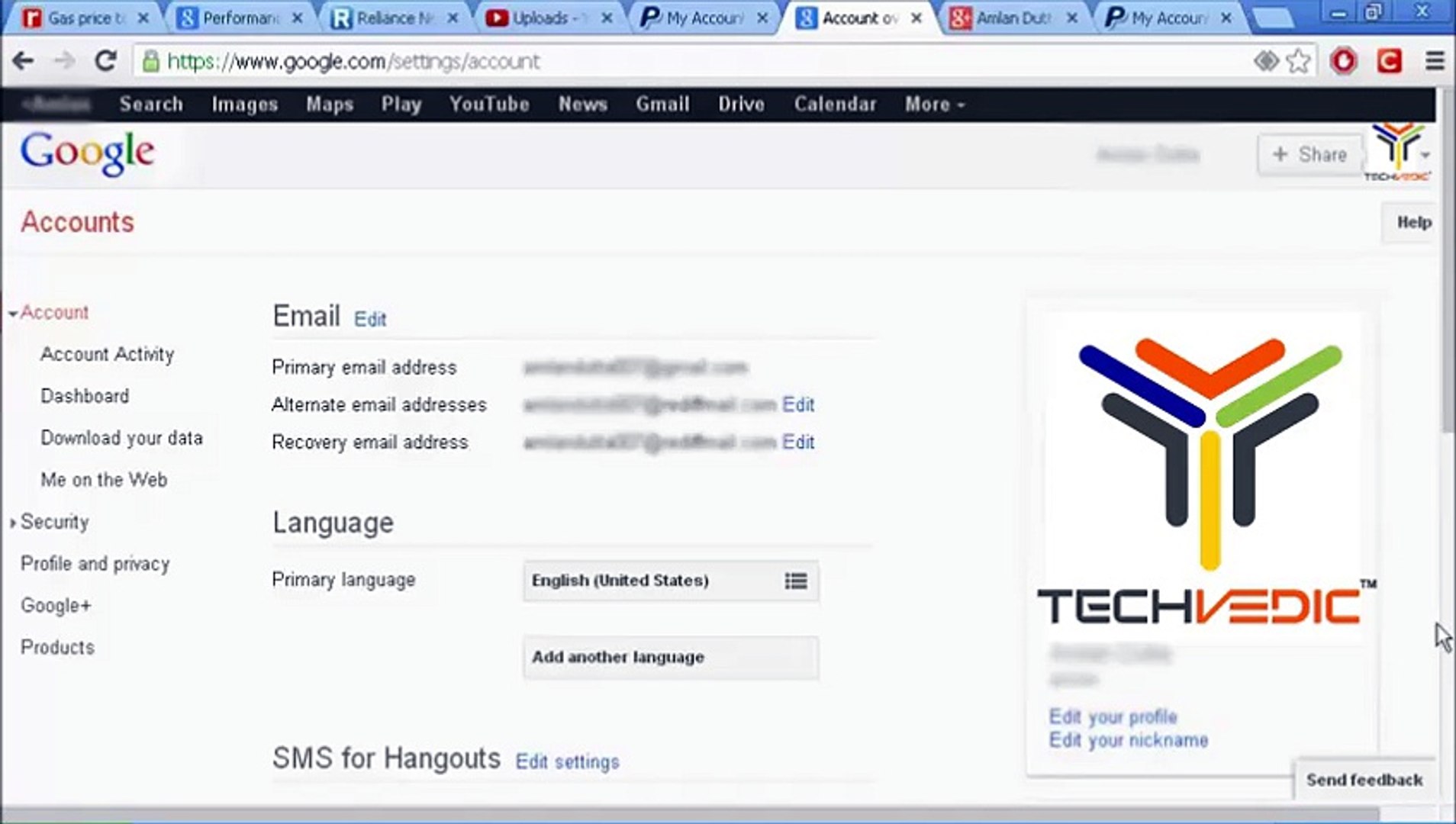 How to change gmail Account Password in Few Simple Steps - Techvedic