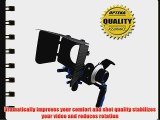 Opteka CXS-100 Dual Rig Kit with Shoulder Support FF180 Reversible Follow Focus and MB360 Digital
