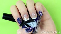 French tip nail art for beginner. 3 Cute and Easy Nail Art Designs / Variations with stickers