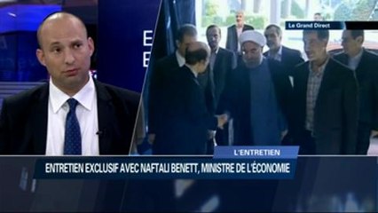 Interview exclusive i24news du Ministre de l'économie, Naftali Bennett
