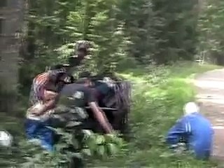 ok-auto ralli-mikko kauppinen hurja kaato