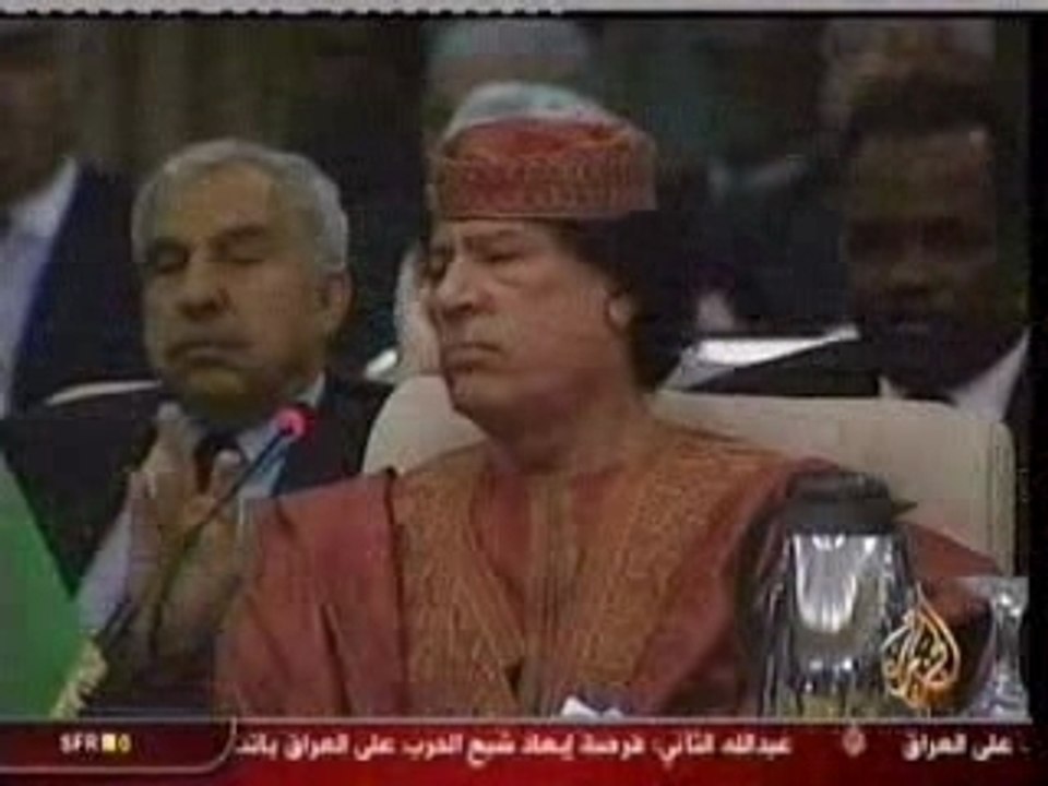 Gadafi und Malek Abdallah