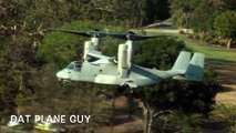 G20 Barack Obama Marine One VH-3's and Osprey V-22's Landing in Brisbane