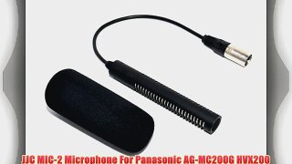 JJC MIC-2 Microphone For Panasonic AG-MC200G HVX200 DVX100/A/B AG-DVC30 DSR-250 DSR-PD150P