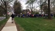 Princeton High School students stage walkout supporting teachers in contract negotiations