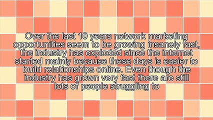 Network Marketing Secrets To Success