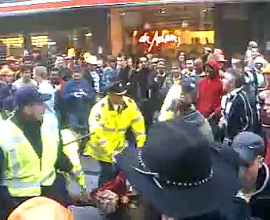 Koninginnedag 2008 Amsterdam - Politie Arrestatie