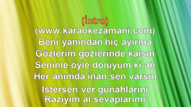 Ebru Gündeş - Tanımam Senden Başka - 2004 TÜRKÇE KARAOKE