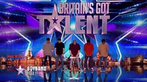 Britain's Got Talent 2015 Golden buzzer act Boyband are back flipping AMAZING!   Audition Week 2