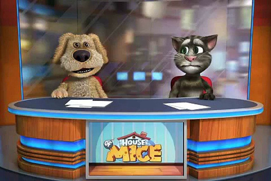 Talking Ben the dog and Tom the cat at the news français