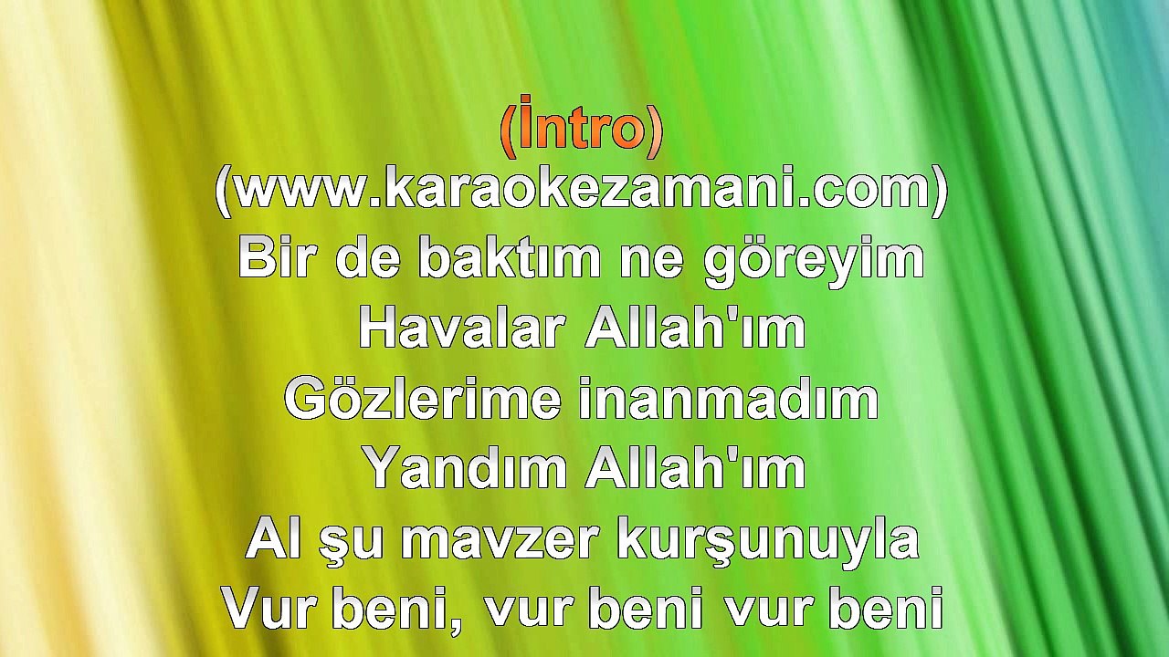 Ebru Gündeş - Vur Beni - 2008 TÜRKÇE KARAOKE