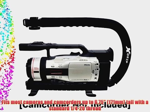 Opteka XGRIP-XL Large Professional Camera / Camcorder Action Stabilizing Handle with Accessory