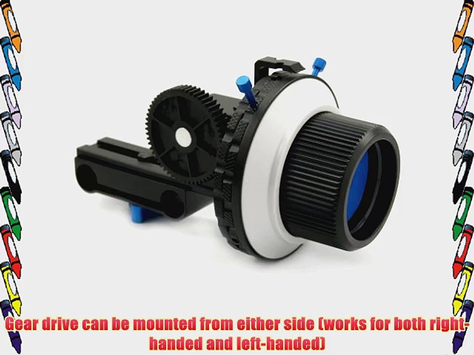 Follow Focus Finder F3 for 15mm Rod Support DSLR (F3 With Two Hard Stops)