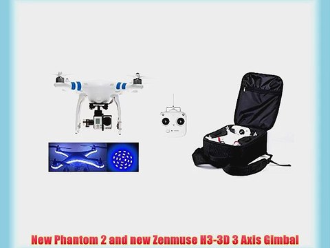DJI Phantom 2 V2.0 (Updated Remote) Ready to Fly Quadcopter - With Zenmuse H3-3D 3-Axis Gimbal