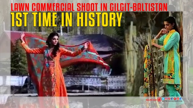 1st Time In History Lawn Commercial Shoot In Gilgit-Baltistan