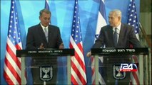 US House Speaker John Boehner meets with Netanyahu in Jerusalem