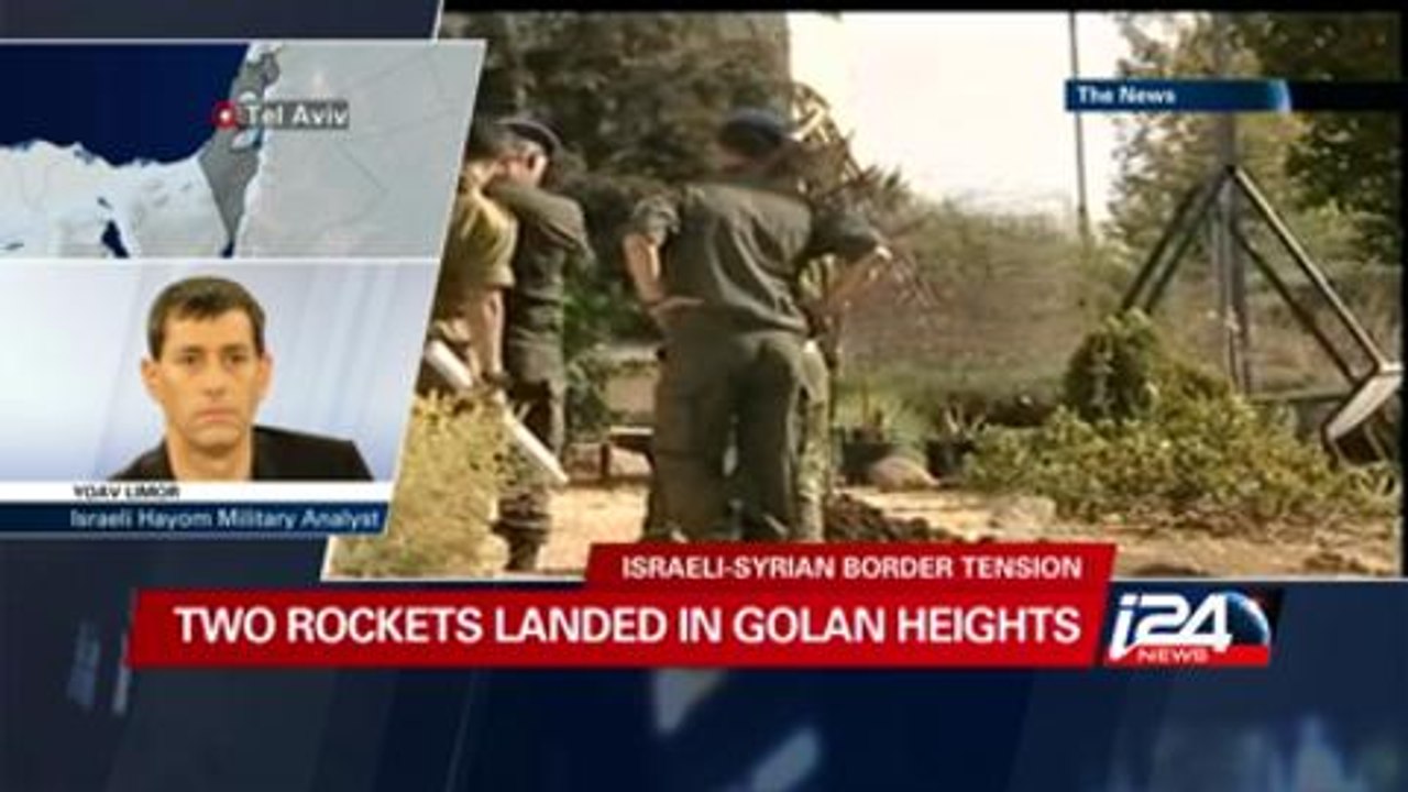 Two rockets land in Israel's Golan Heights