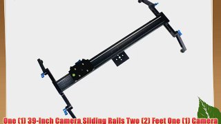 CowboyStudio Camera Camcorder Video Movie DSLR Slider Glider Track Dolly Stabilizer Tripod