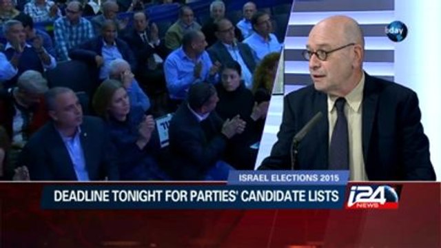 Israeli Elections 2015: Deadline tonight for parties' candidate lists - 19/01/2015