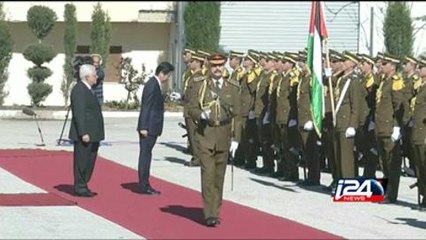Japanese PM Shinzo Abe in Ramallah